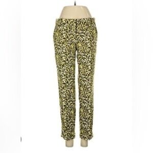 J. Crew TALL leopard trousers